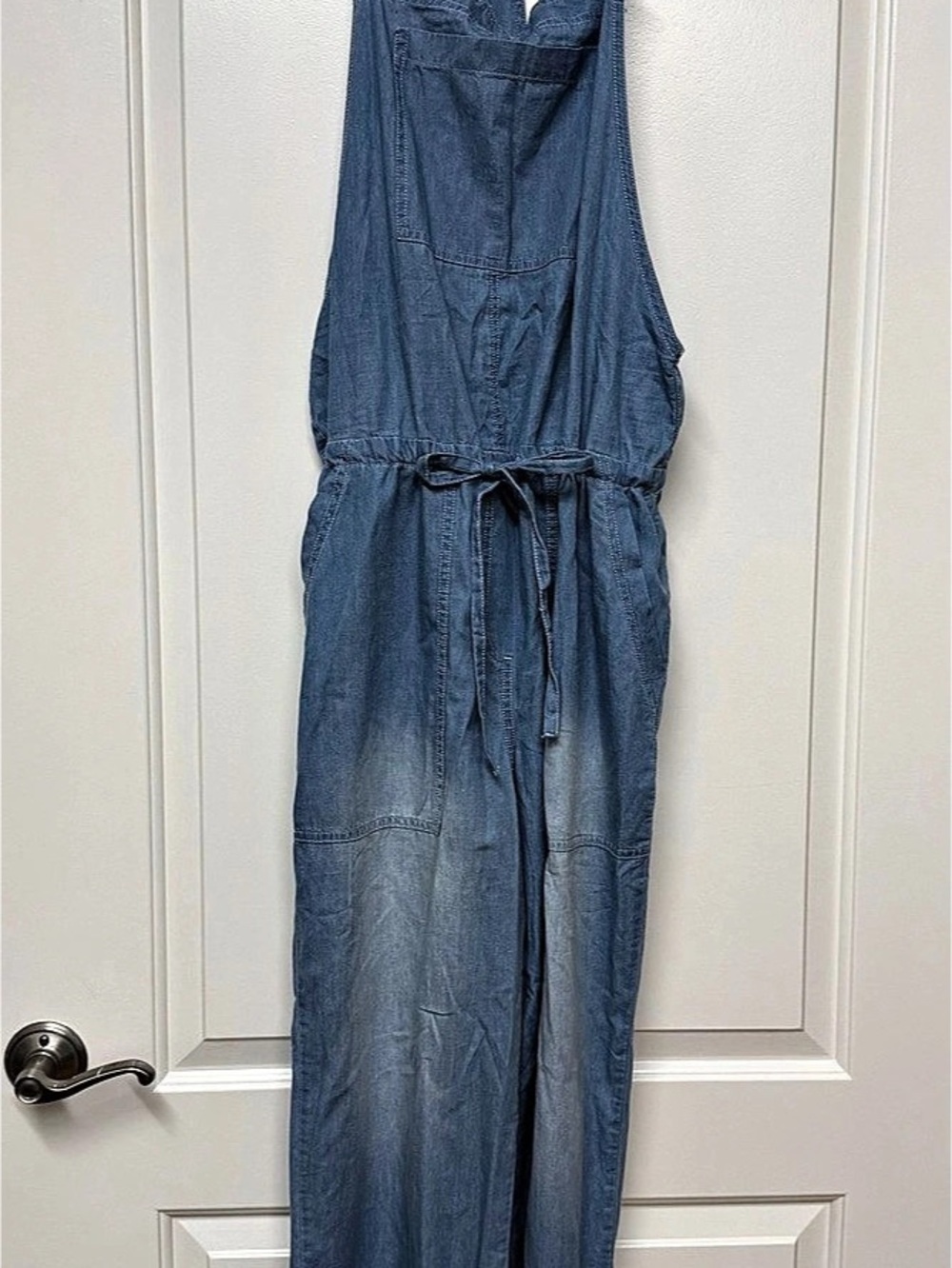 Belinda Blue chambray Overalls NWT